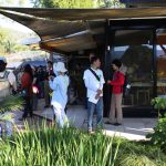 Visiting the home garden and passive solar house at Yoko and Nigel Reid lot on Jarlanbah